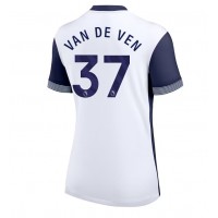 Maglia Calcio Tottenham Hotspur Micky van de Ven #37 Prima Divisa Donna 2024-25 Manica Corta